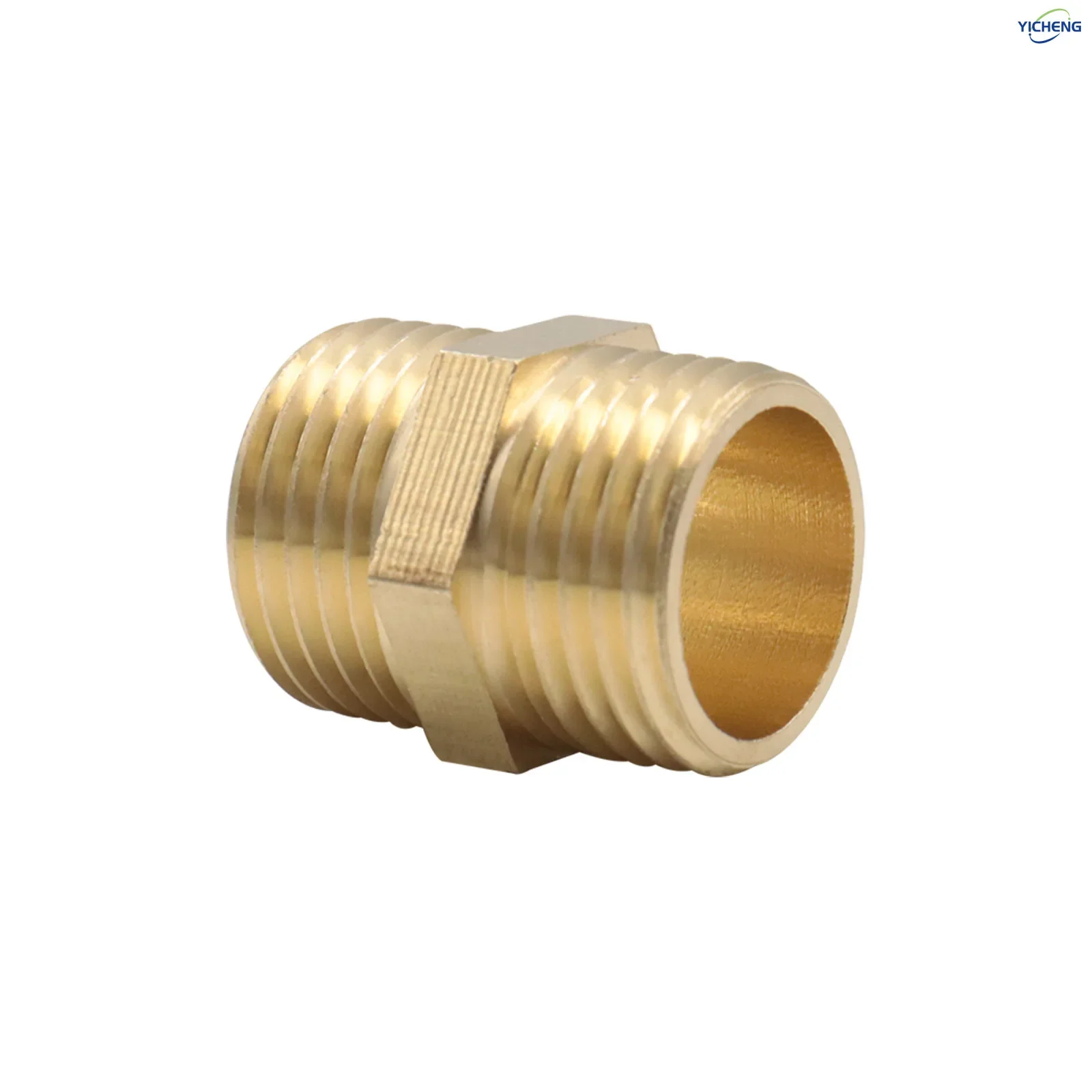 PNEUMATIC1/8 "1/4" 3/8 "1/2" حلمة سداسية للأنابيب الذكور، تركيب الأنابيب النحاسية (5 قطع)