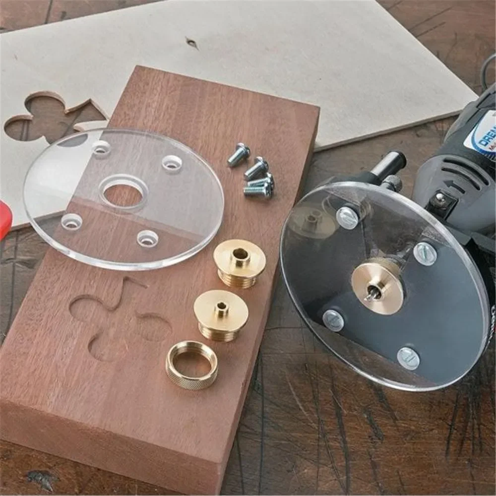 

11Pcs Pure Copper Premium Router Guide Bush Set 10-30mm Router Bushing Guide Woodworking Tool