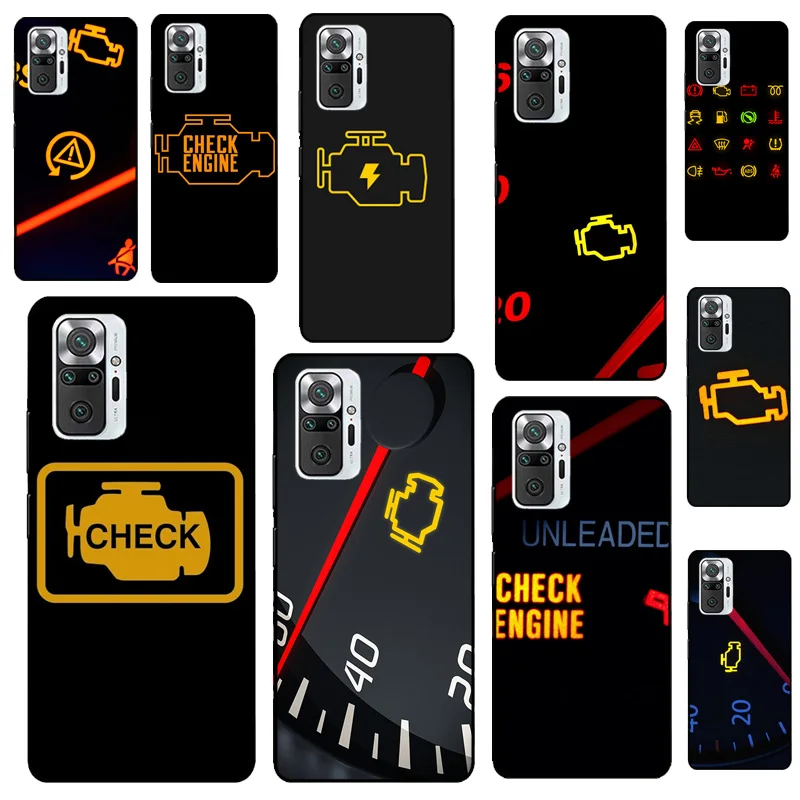 Mechanic Auto Repair Check Engine For Xiaomi Redmi Note 11 10 9 8 Pro 9S 10S Phone Case For Redmi 10 9 9A 9C 9T Cover Shell