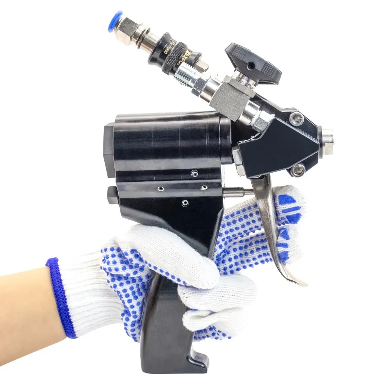 Polyurethane Spray Gun High Pressure Pneumatic Two Component Sprayer Part Foaming Spraying Pouring Gun Thermal Insulation Work