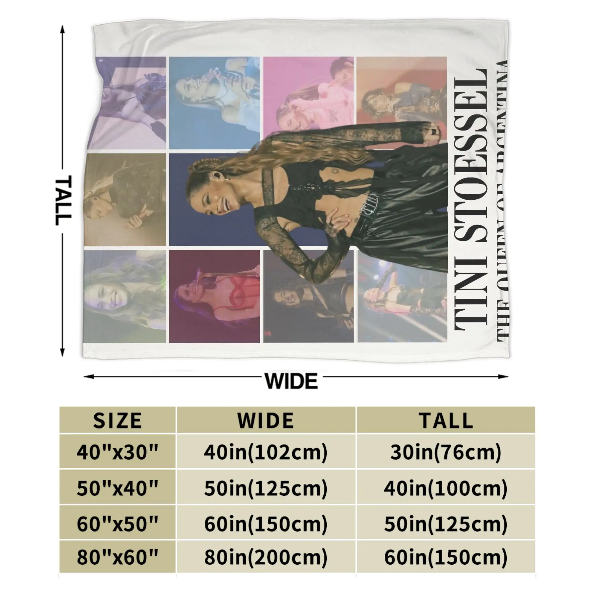 المغني تيني ستوسيل فوديرا ألبوم 2025 بطانية ناعمة دافئة مكتب أفخم رمي بطانية ديكور المنزل الفانيلا المفرش أريكة غطاء سرير #6