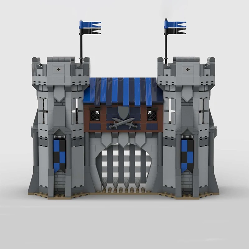 860pcs MOC The Gate part one of the castle Castle Building Blocks creative Children Kids Birthday Christmas toy Gift