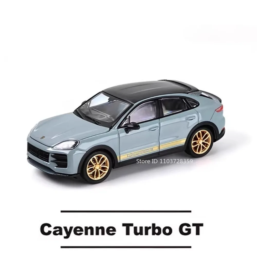 1:64 911 GT1 LM 1998 Cayenne Turbo Miniatur-Automodell aus Metall, Druckguss-Simulation mit Öffnenden Radnaben und Motorhaube, Dekorative Fahrzeuge – Detail 10