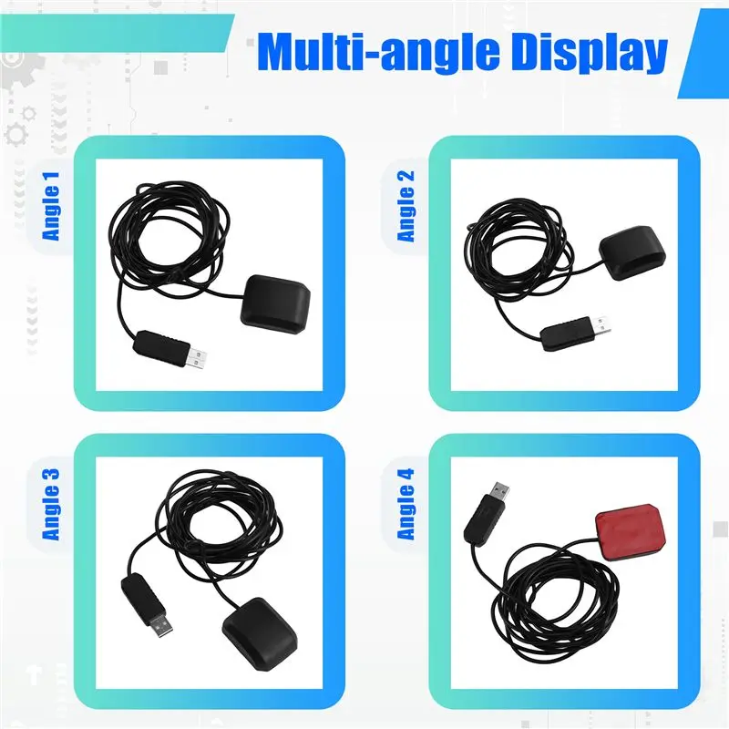 WT-2828-RD-USB USB Dual RTK+ RD Fusion Positioning GPS Receiver 0.25- 10Hz Car GPS Antenna Module Supports BDS, GALILEO, GLONASS