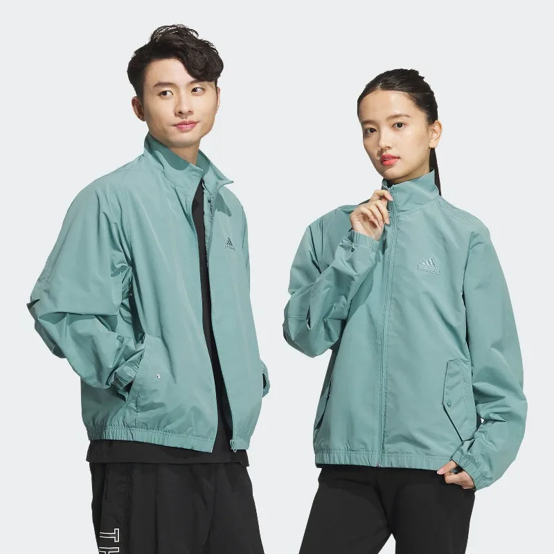 Adidas Woven Color Block Anorak Jacket Spring Oversized Multi Pocket Hiking Travel OuterwearJI6658 1PCS