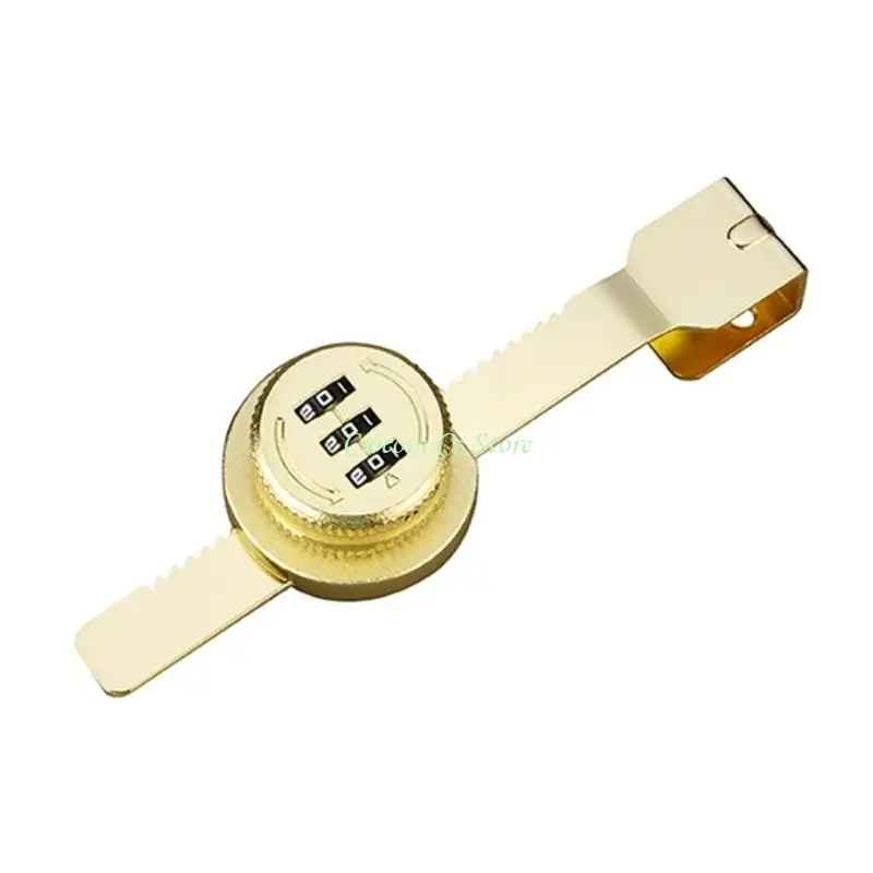 X90F Mechanical Password Lock Heavy Duty Anti-theft Security Door Lock Thicken Keyless Latches for Door Window Cabinet