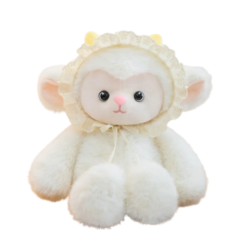 

Stuffed Animals Elephant Plush Toys PP Cotton Sleeping Doll Little Bear Plush Toy 30cm Throw Pillow Lamb Animals Doll