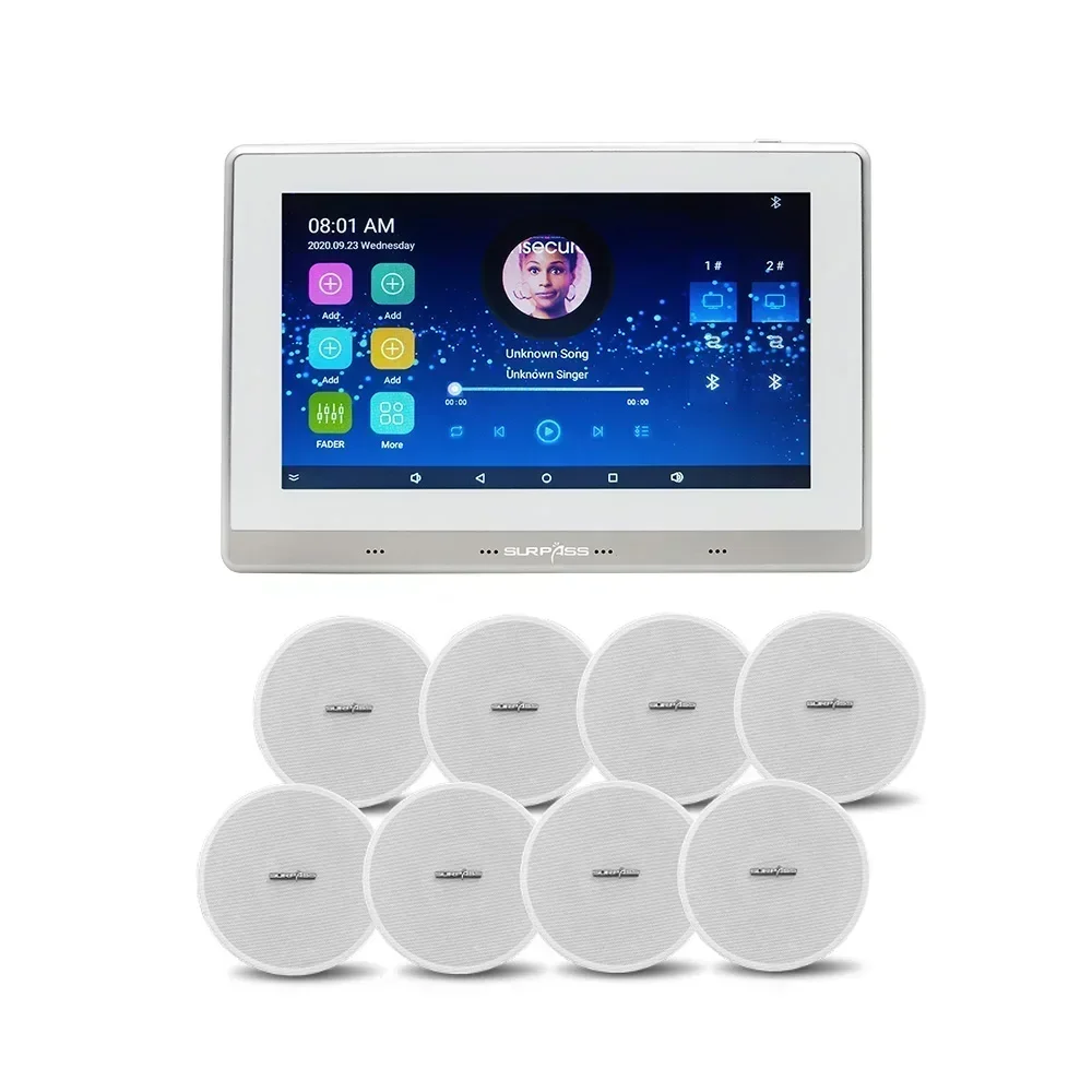 

2025Best Seller Sound System Wall Amplifier Amplificador De Auto with Ceiling Speaker Package