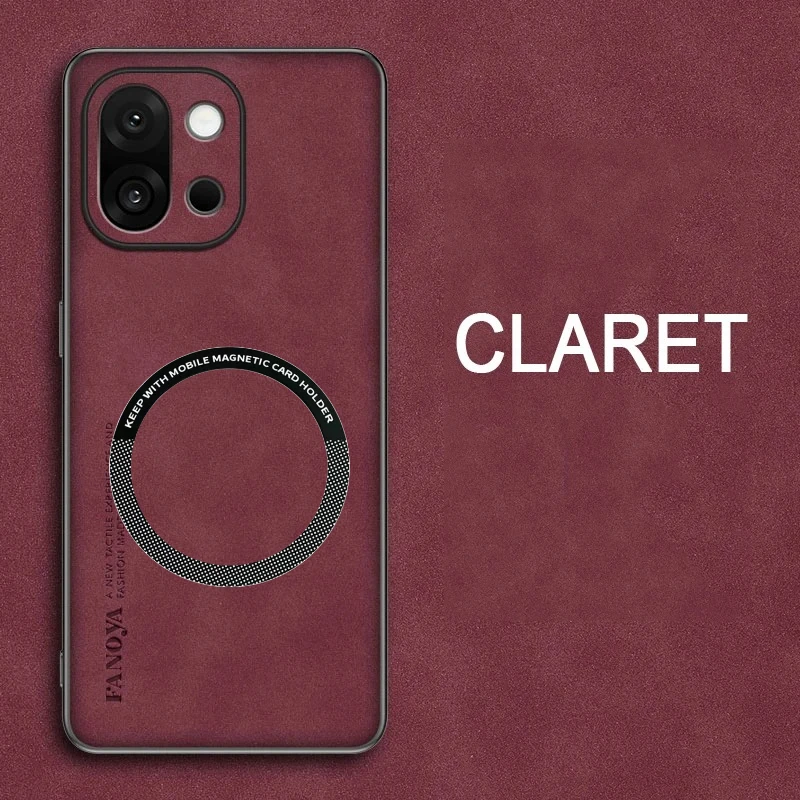 حافظة ريترو ماتي جلدية صديقة للبشرة لهاتف OnePlus 15 13 12 11 T R شحن لاسلكي مغناطيسي مقاوم للصدمات ومضاد للبصمة #6