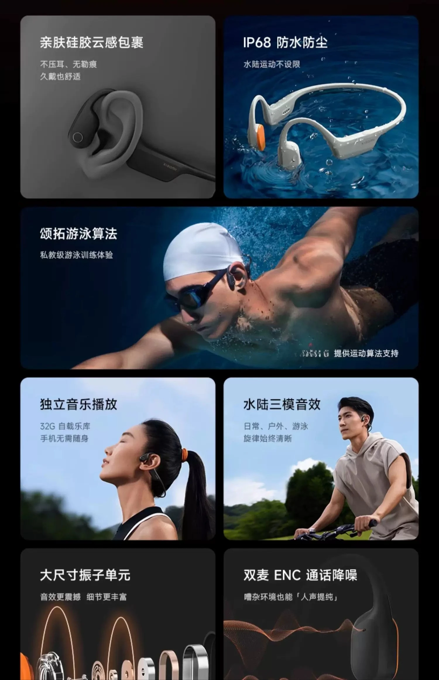 Bone conduction earphones, Blu - Noise Reduction Earplugs For Bone Conduction ulasan dan harga