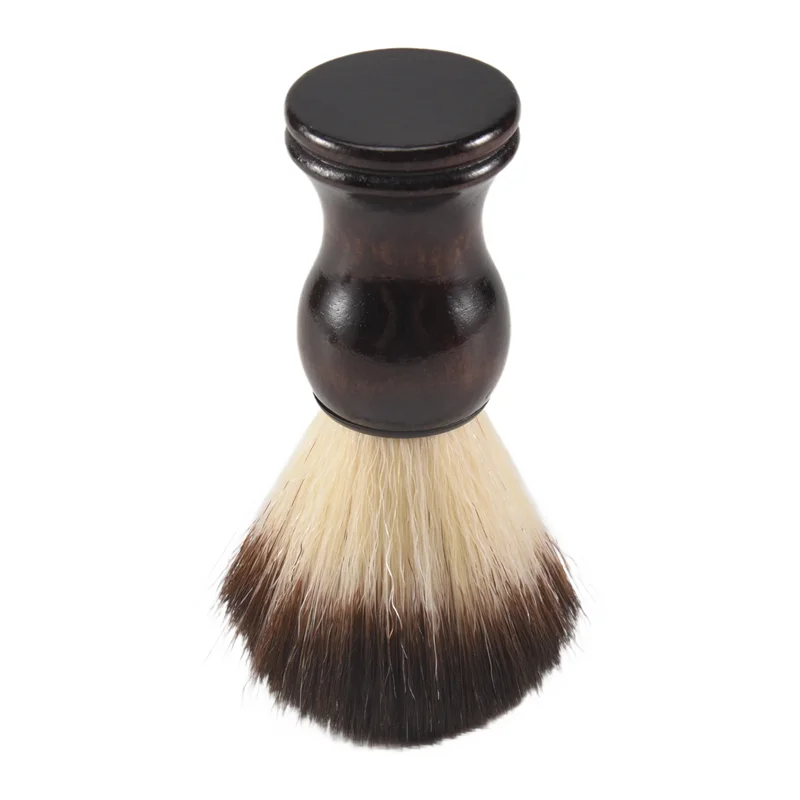 M04K Men Shaving Brush Shave Wooden Handle Facial Beard Cleaning Appliance High Quality Pro Salon Tool Safety Razor Brush