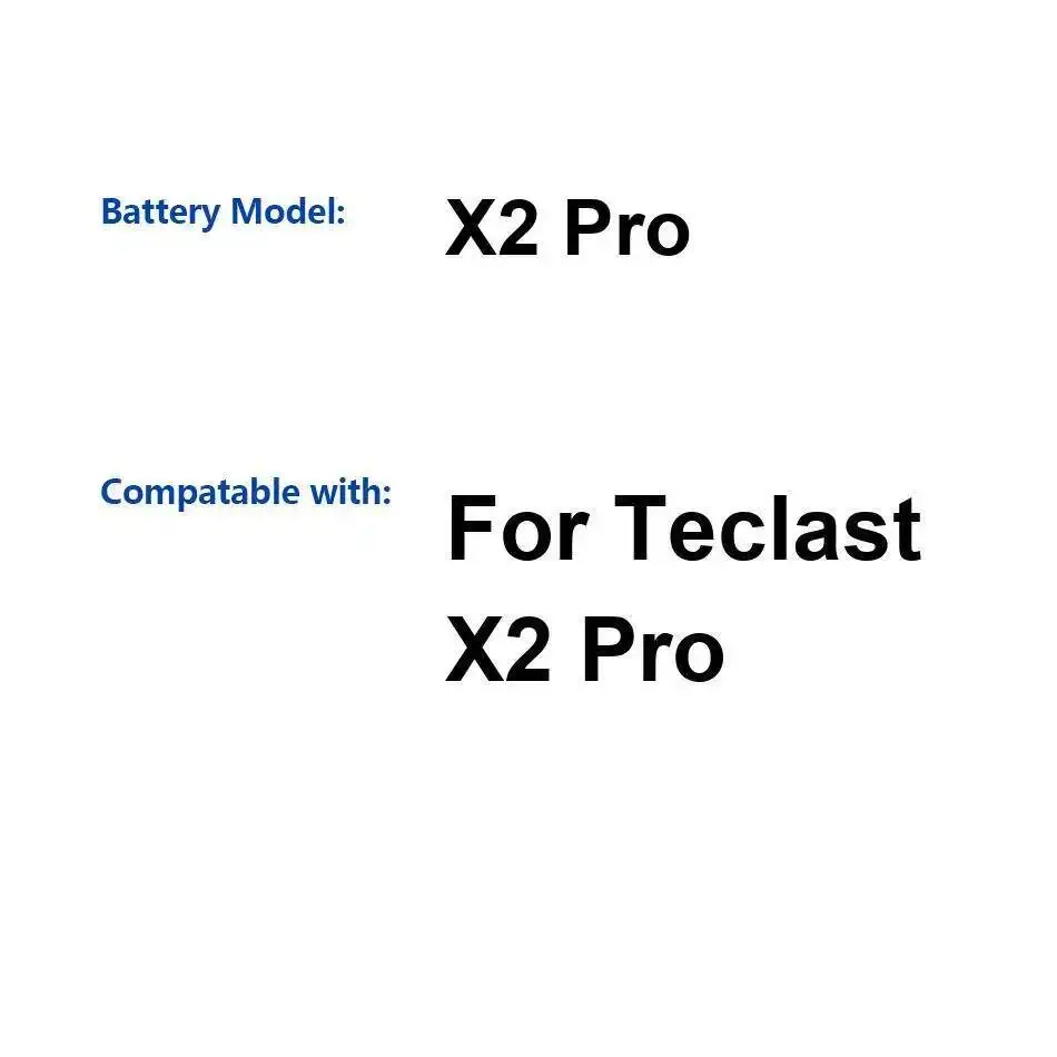

High-Efficiency High Compatibility Tablet Battery 5500Mah For Teclast X2 Pro