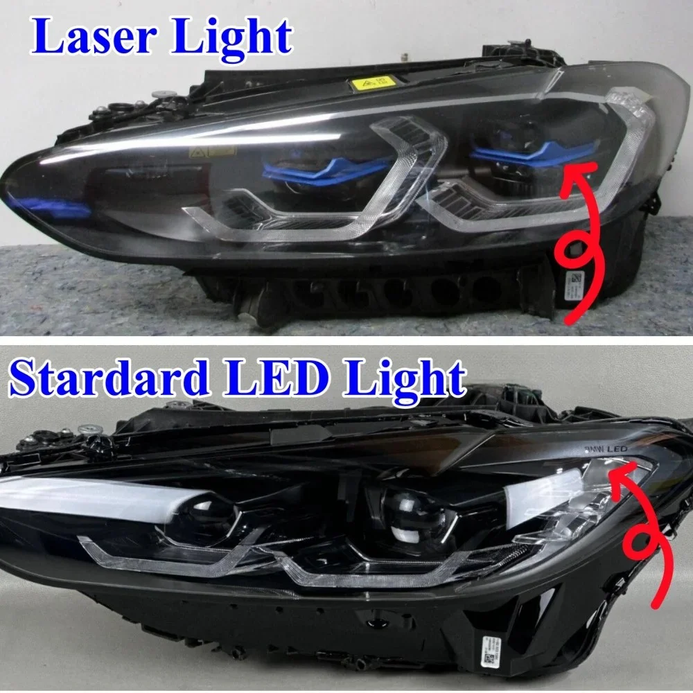 Żółte tablice DRL do 2021 2022 BMW M3 M4 G22 G23 G26 G80 G82 G83 420i 430i M440i i4 Laserowe światła do jazdy dziennej