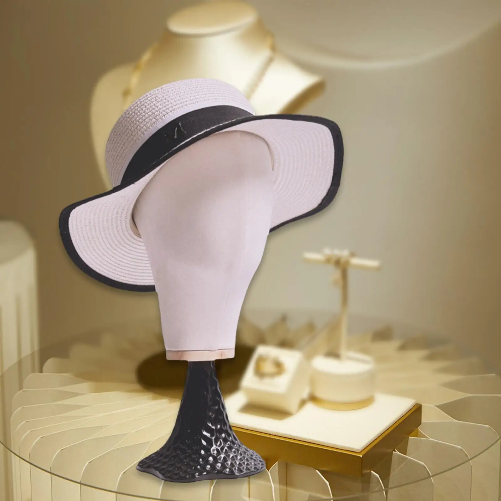 

Mannequin Head Model ,Hat Display Stand Hats ,Hat Display Stand ,Display Holder, for Shop, Stylist Salon ,Clothing Stores