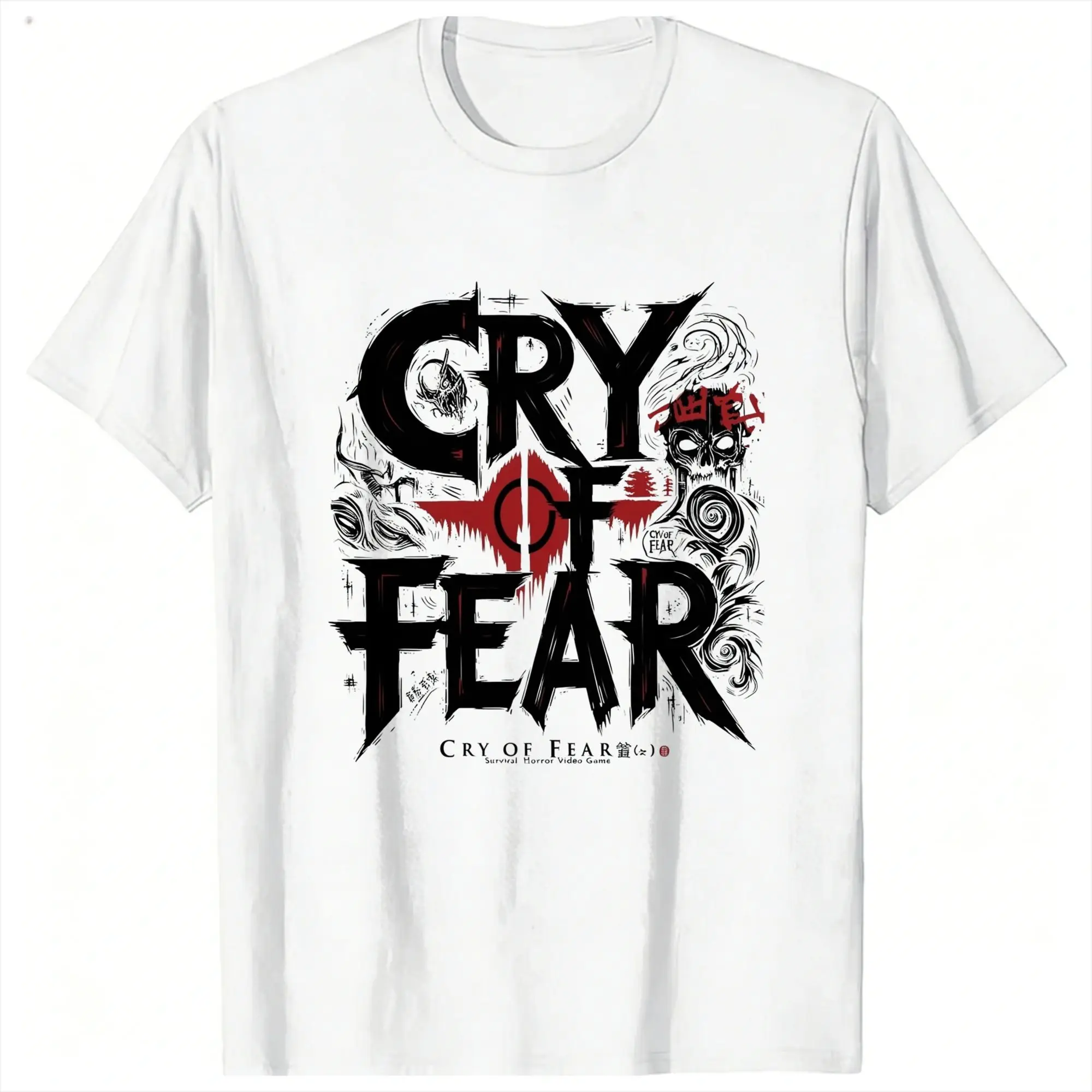 Man T Shirt Cry Of Fear Game Lover T-Shirts Harajuku  Summer Tees Vintage Casual Pure Cotton Tops Birthday Gift