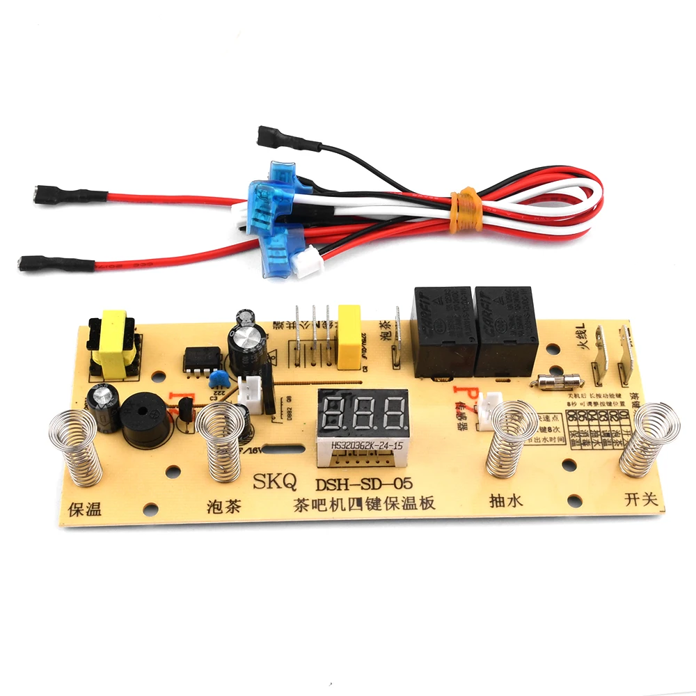 220V Universal Automatic Watering Circuit Board LED Display Electricity Hot Kettle Control Board 4 Keys 5 Keys 6 keys