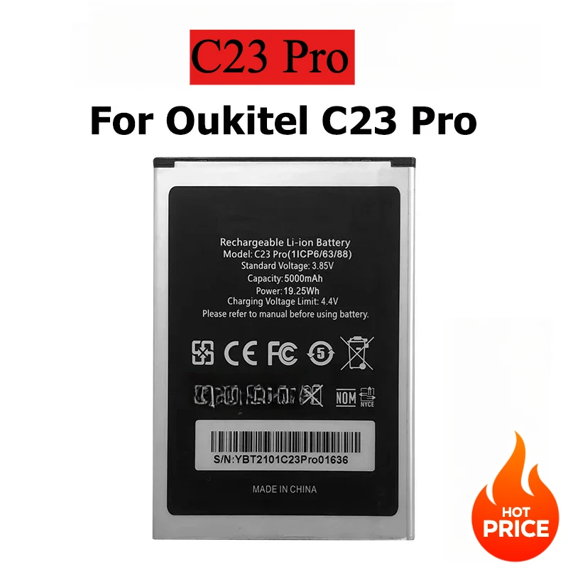 S705 WP19 WP13 S6509 KC-N8000A WP15 WP5000 Battery For Oukitel K9 C32 S88 S89 S705 F150 RT3 B2021 WP2 WP15 WP19 WP5000 Pro