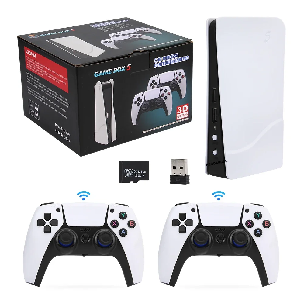 P5 Plus Video Game Console 64GB/128GB 40000 Free Games HD TV Game