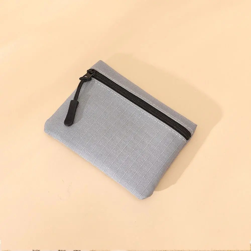 للجنسين بلون صغير محفظة نسائية للعملات المعدنية قماش طفل كيس التخزين عملة حقيبة مفاتيح سستة جيب المال النساء الرجال #4