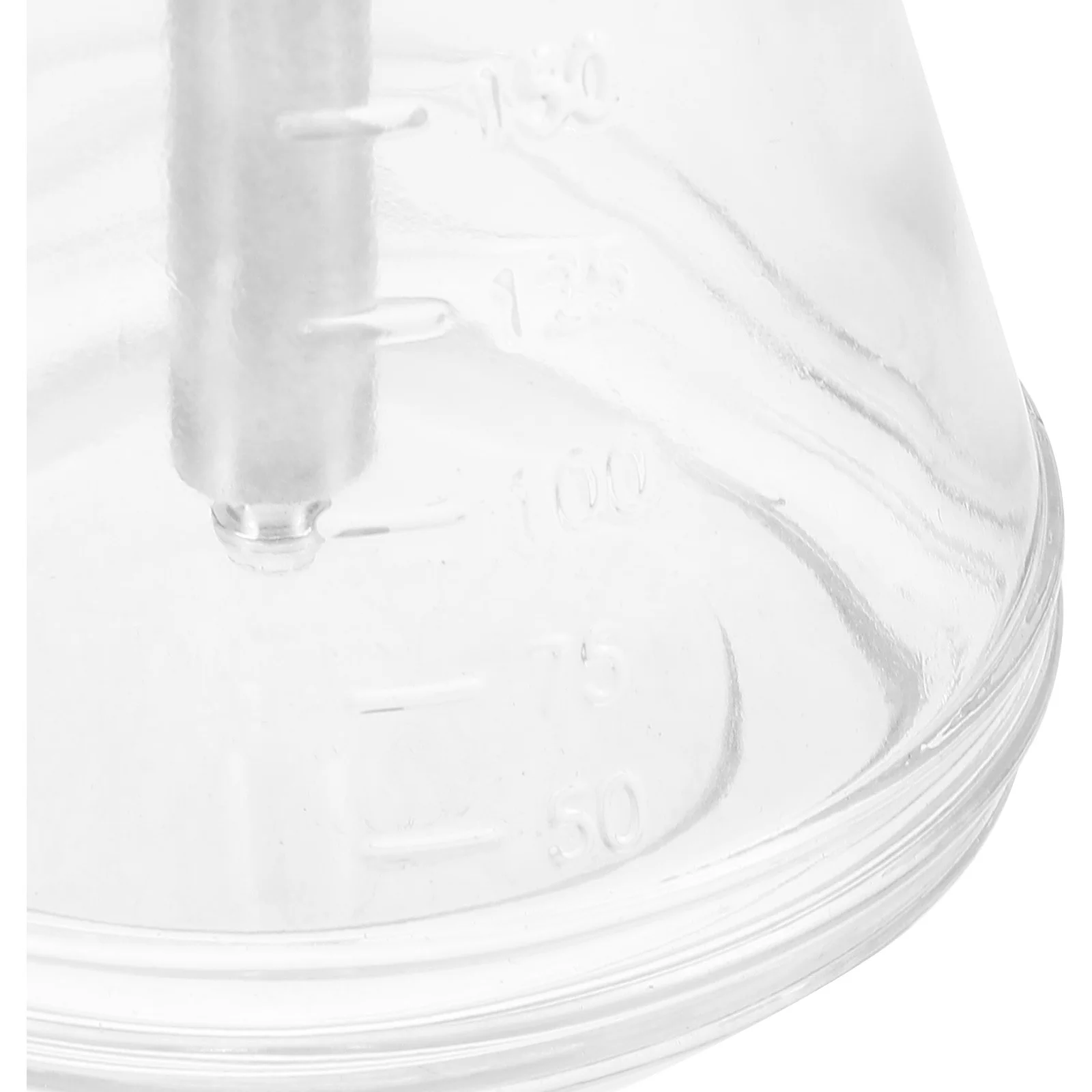 

Glass Pump Bottle Transparent Nail Polish Remover Explosion Proof Durable Empty Bottle for Home and Salon 180ml