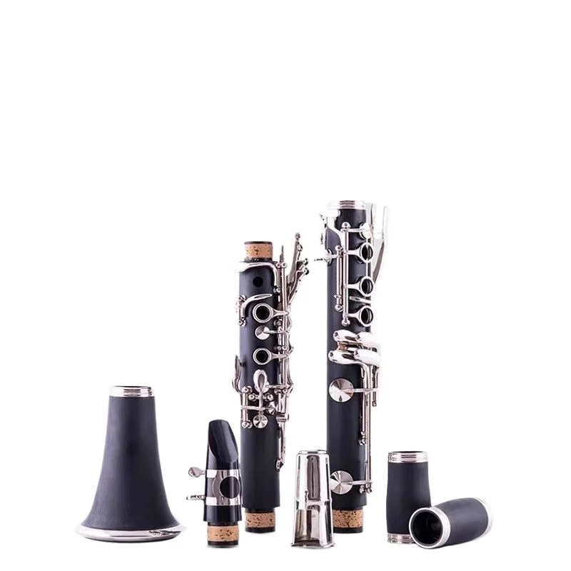 Eb Clarinet 17 Key B-flat Clarinet Abs Material Suitable For Beginners Music Learning Lesson Tool Woodwind Instrument With Parts