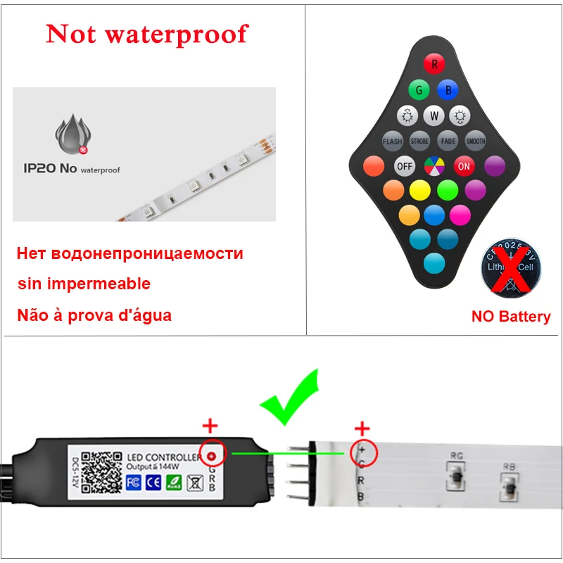 Lampki listwy RGB Led USB kontrola aplikacji Bluetooth 5050 listwa RGBW lampka z podświetleniem taśma wstążka dekoracja do telewizor ścienny pokoju