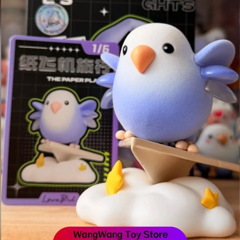 

Hot Original Plzdot Bird Figurine 4th Generation Birds And Flowers Series Blind Box Cute Flocked Desktop Ornament Sueprise Gifts