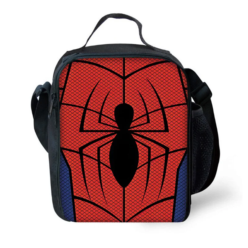 Sac isotherme de grande capacité Marvel Cartoon Spiderman pour enfants, garçon, fille, étudiant, pique-nique en plein air, réutilisable, glacière thermique, boîte à lunch