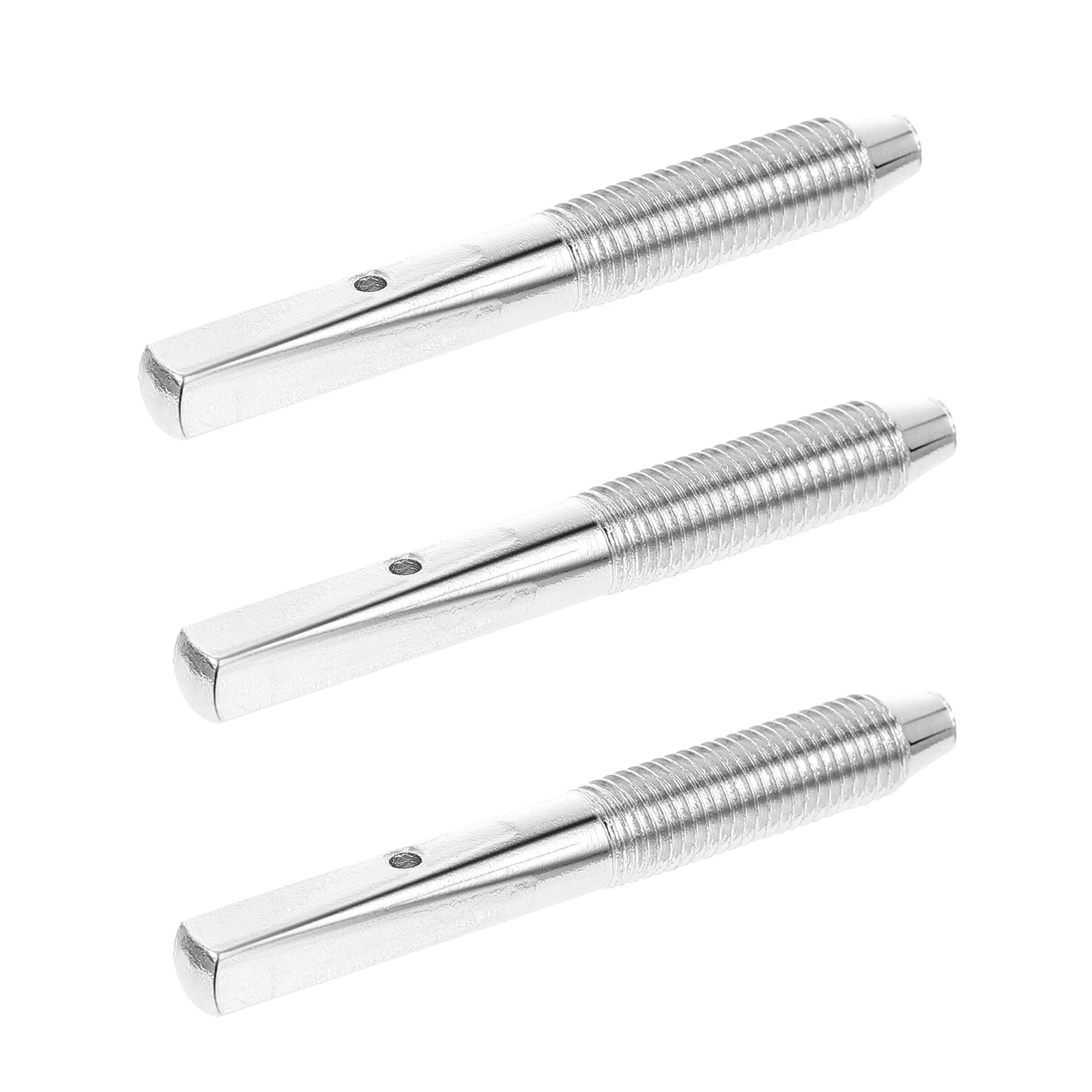 

3 Pcs Lyre Fastening Nails Acoustic Guitar Pegs The Strings Silver Maintenance Support Harp Pin