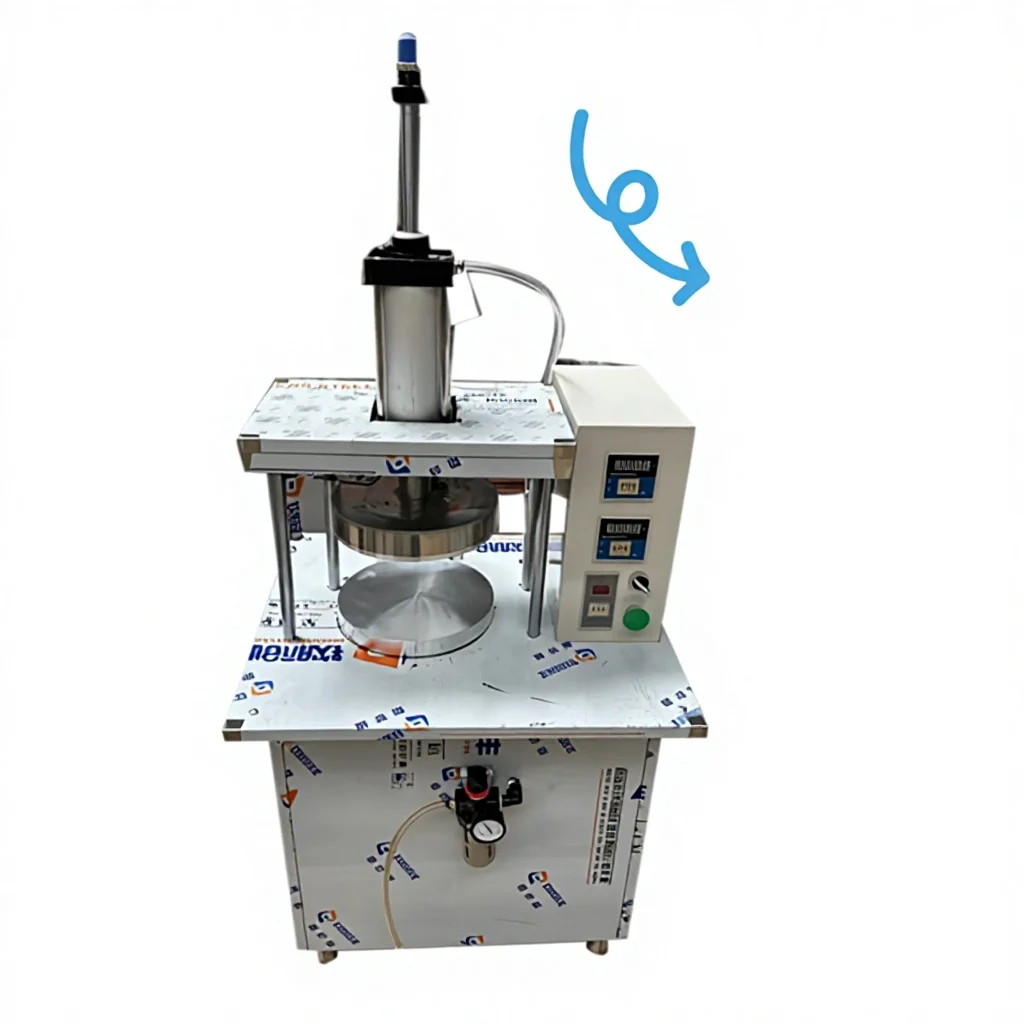 Boston Tortillas Roti Pancake Chapati Pressing Machine Stainless Steel Motor 220V Commercial High Efficiency