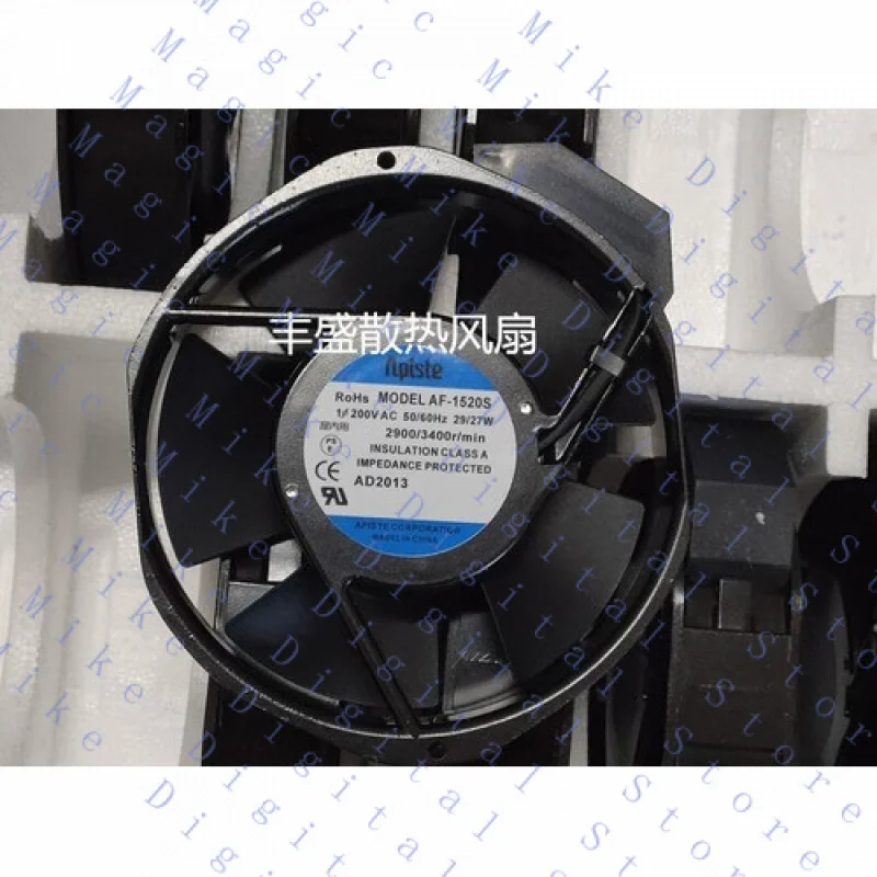 

H I PCS ДЛЯ Вентилятора Aplste AF-1520S AC200V 17238 17 СМ Осевой вентилятор охлаждения