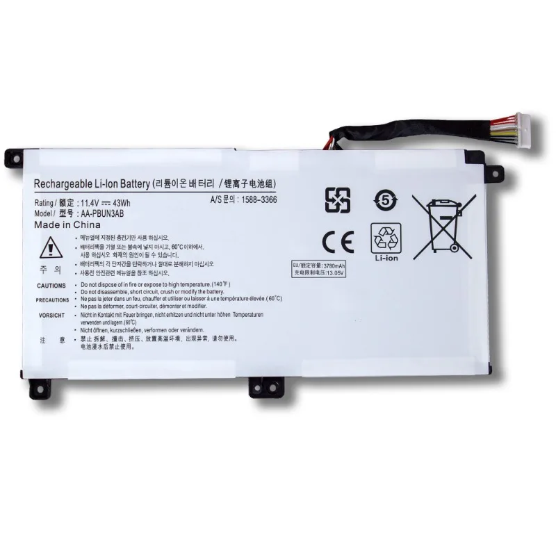 AA-PBUN3AB High Quality Laptop Battery 11.4V 43Wh For Samsung Notebook 7 NP740U3M-K01US BA43-00377A NP740U3L-L02US NP740U5M
