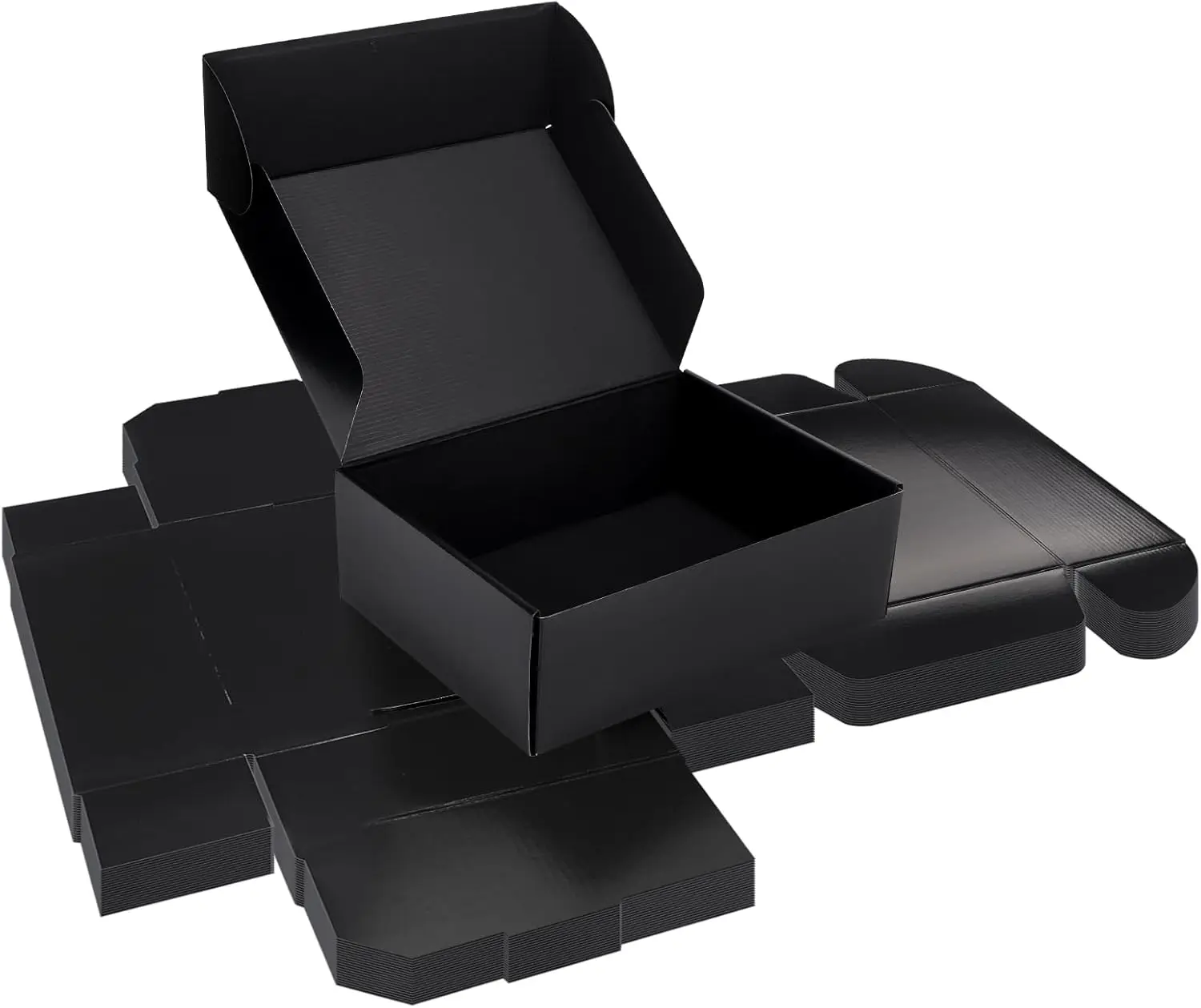 

12x9x4 Black Shipping Boxes 20 Pack, Large Cardboard Mailer Boxes for Small Business Packaging