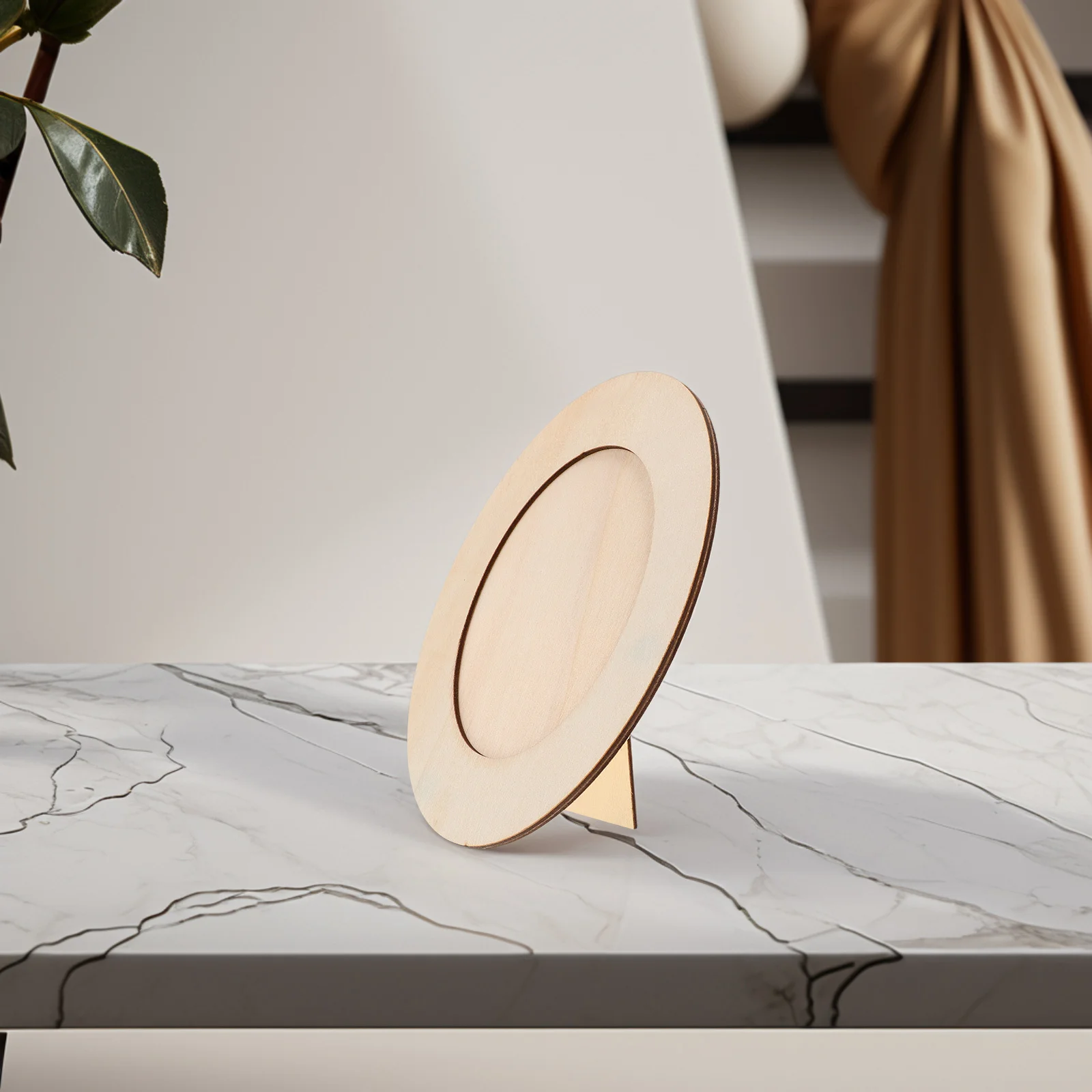 

Oval Unfinished Wood Photo Frames DIY Craft Picture Frame Kit Wooden Oval Display for Kids Painting Projects Picture Frame Craft