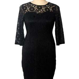 Tầng dài của phụ nữ Xem váy bodycon, váy tiệc, khách dự tiệc cưới, cộng với kích thước, mùa xuân, mùa hè, 2022 10 Bán hàng chính cộng với kích thước trang phục tiệc ren - №4