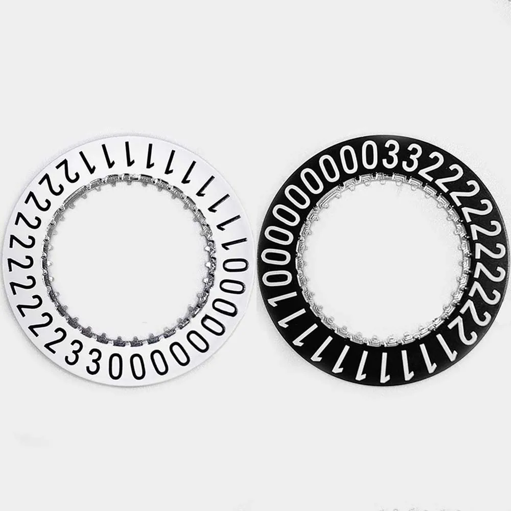

Watch Calendar Disc Black White Date Wheel For C07.651 Movement Modified Repair Parts 6H 12H Date Dial for Watchmaker Tools