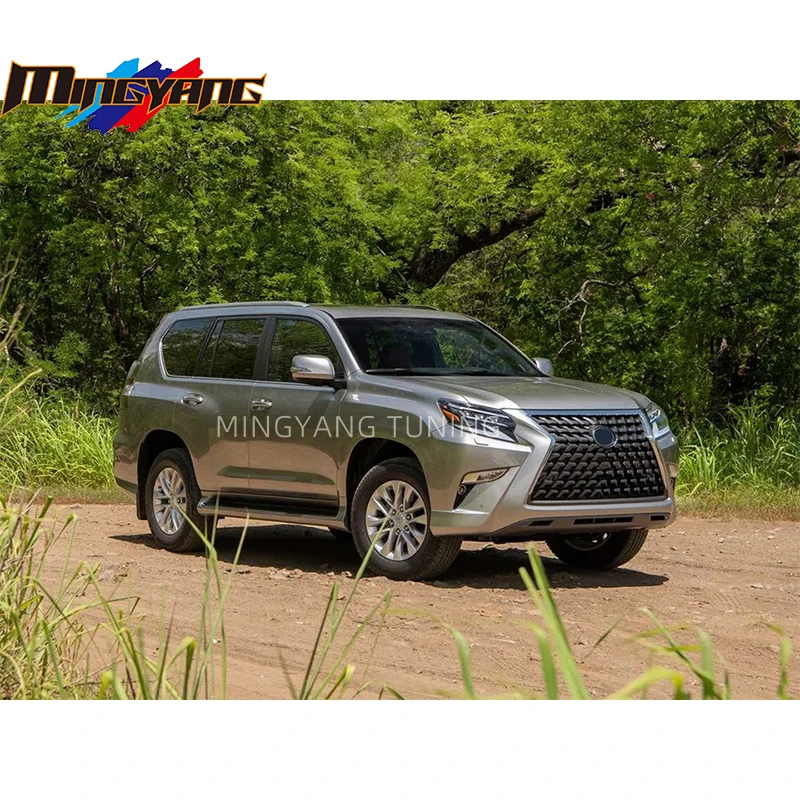 Um parar de alta qualidade gx460 2020 corpo kit cabeça lâmpada grade para lexus gx460 2014 + atualização 2020 bodykit