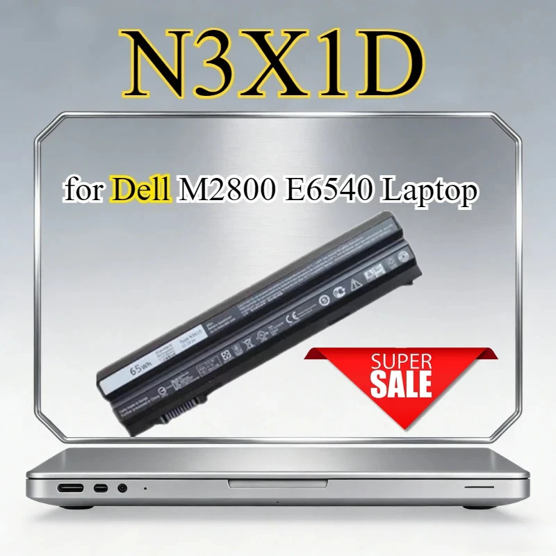 N3X1D Rechargeable Battery Compatible for Dell M2800 E6540 Laptop