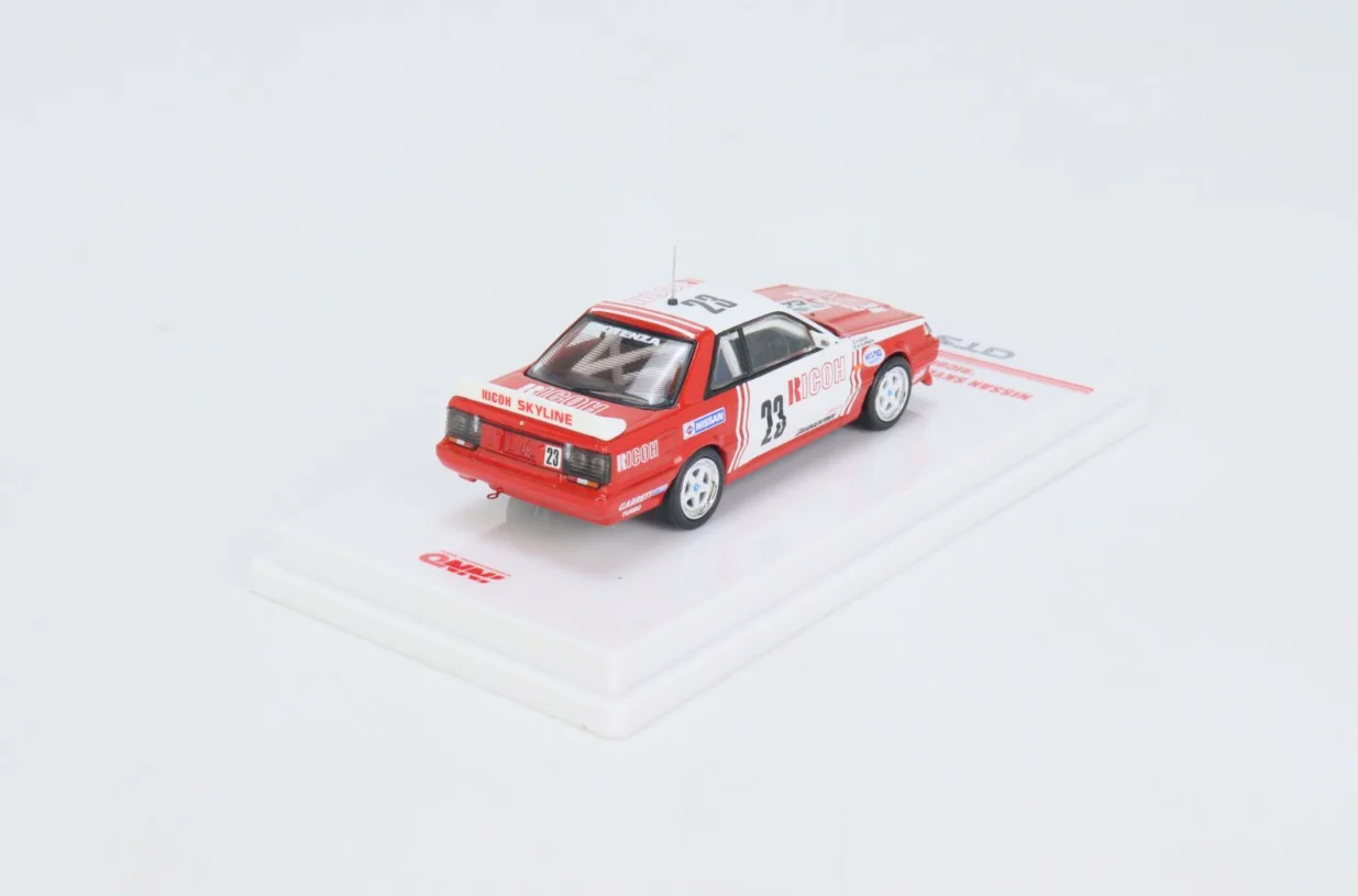 INNO 1/64 Nissan R31 GTR rot Druckguss-Legierung Automodell Sammlung Display Kind Geschenk