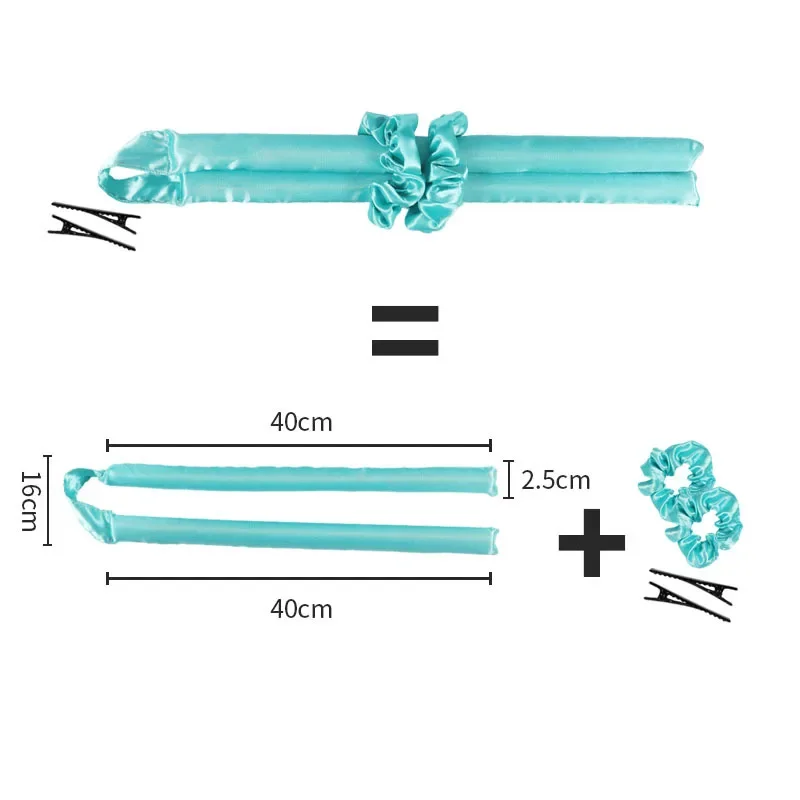 레이지 무열 컬링 로드 헤드밴드 헤어 롤러 웨이브 포머, 젖은 웨이브 번들, 열 컬 없음, 헤어 스타일링 도구, 컬 바