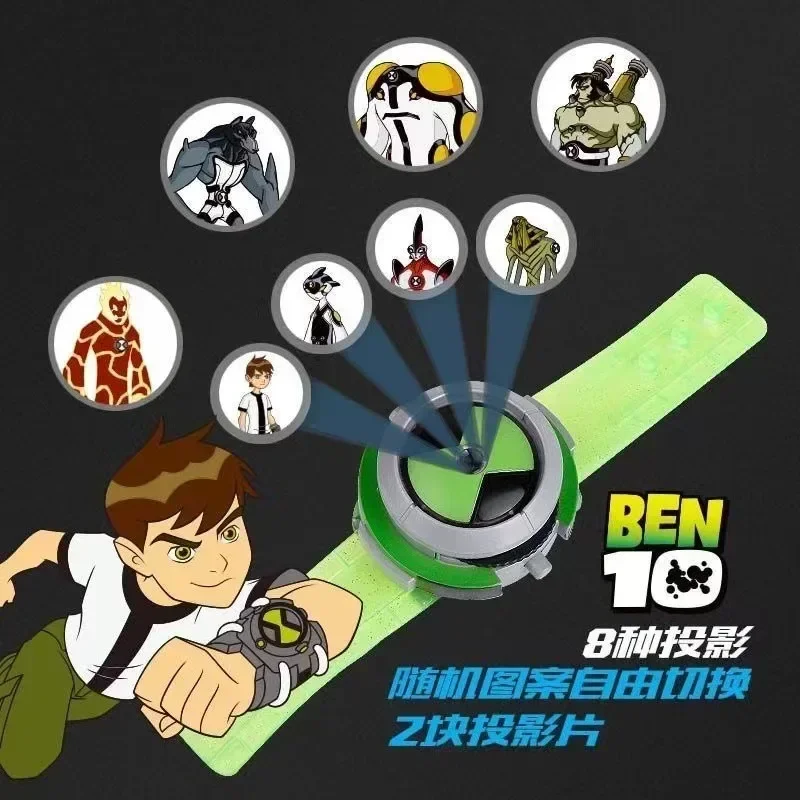 Original BEN10 Omnitrix Ben Tennyson montre de Projection dispositif de Transformation son lumière figurine jouet recueillir ornements