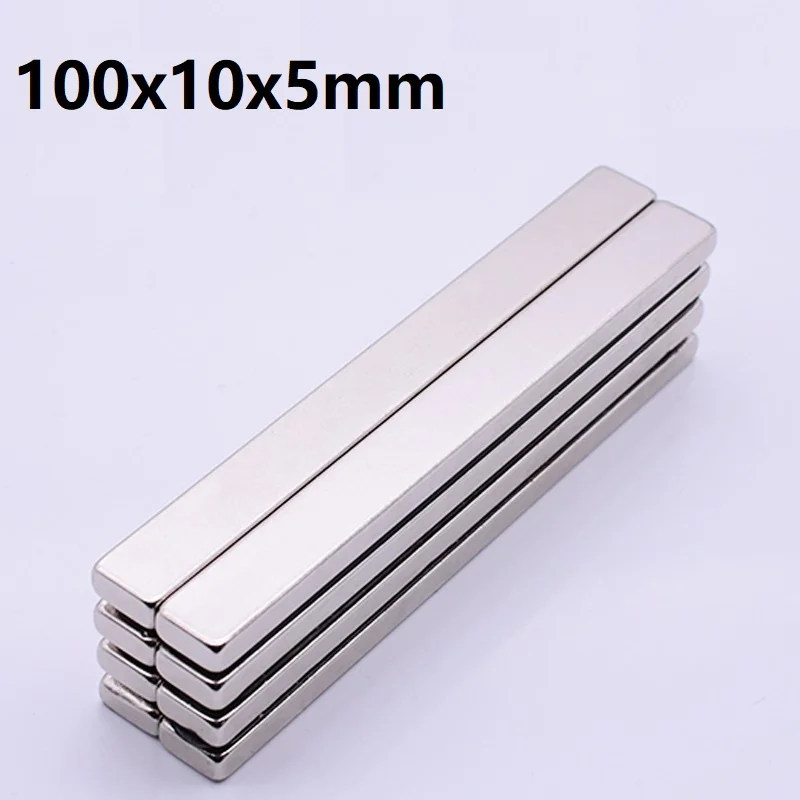 

100x10x5 Block NdFeB Neodymium Magnet N35 Super Powerful Permanent Magnetic 100*10*5mm Magnetic Materials