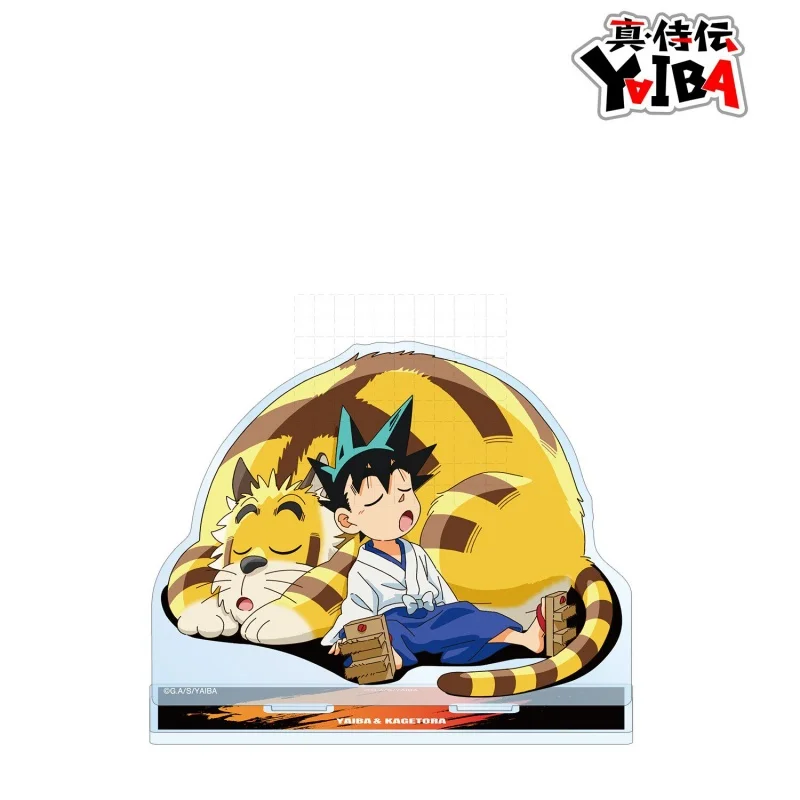 Yaiba ANIME 15CM Yaiba Kurogane Sayaka Mine Acrylic Figure Stand Model Cosplay Toy Birthday Gift Ornament keychain