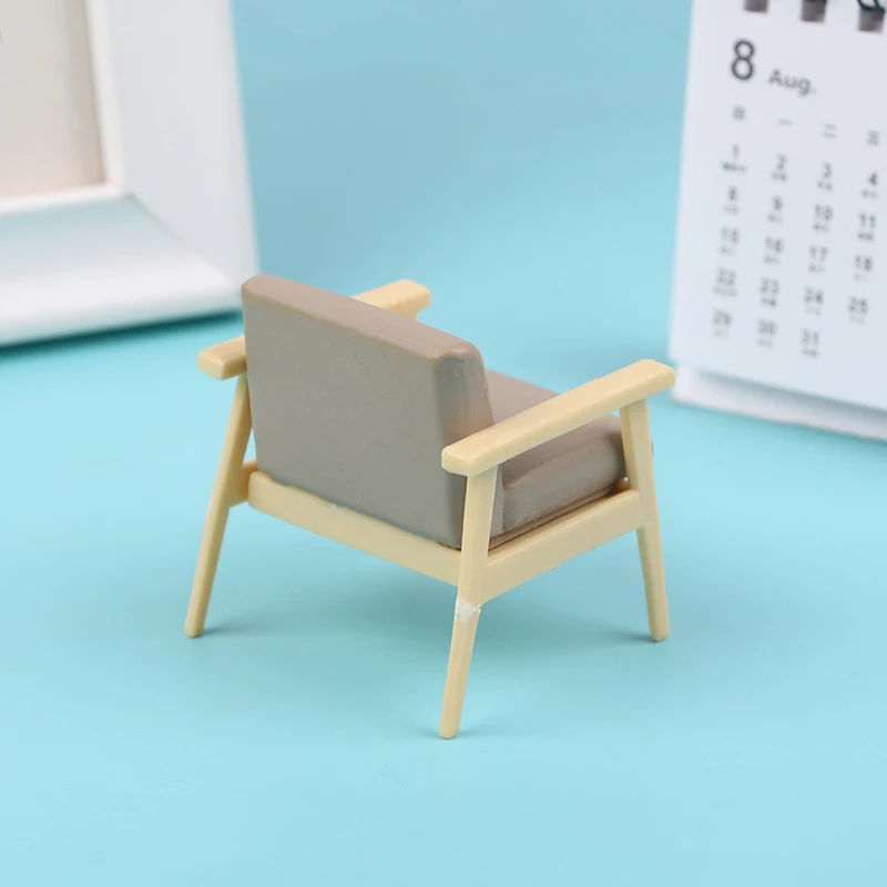 1Pcs 1:12 Dollhouse Miniature Furniture Chair Model For Dolls House Decor Accessories Kids Pretend Play Toys