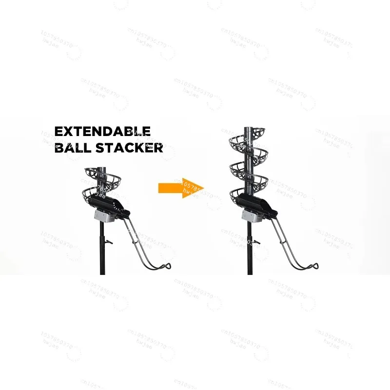Height Adjustable, Stable Base for Solo  777BH-B 2-in-1 Automatic Baseball Pitching Machine Feeder & Soft Toss Trainer