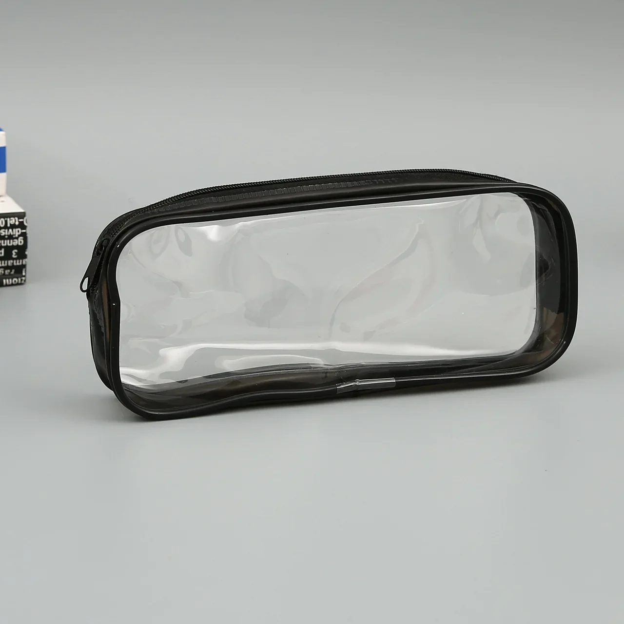 Kawaii مقلمة شفافة سعة كبيرة صندوق القلم مقاوم للماء للفتيات حقيبة مستحضرات التجميل القرطاسية مكتب اللوازم المدرسية #1