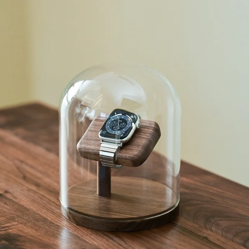 

Black Walnut Wood Watch Holder Commercial Solid Wood Display Stand Luxury Watch Organizer Rack Home Premium Mechanical Timebox