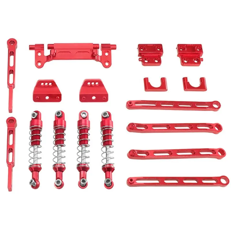 

Best-For 1/12 Scale MN82T LC79 MN82S Mn82pro MN82 RC Car Upgrade Shock Frame Kit Pull Rod Shock Absorber Accessories
