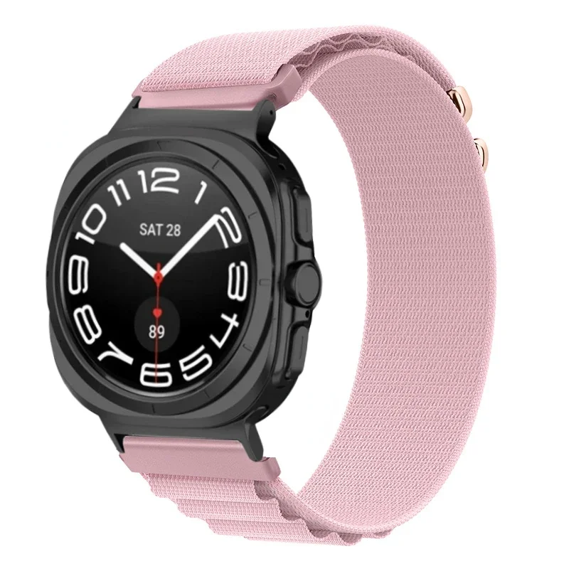 Alpine Nylon Strap for Samsung Galaxy Watch Ultra 2025 47mm Breathable Bracelet Watchband for Galaxy Watch 7 Ultra 47mm Corre