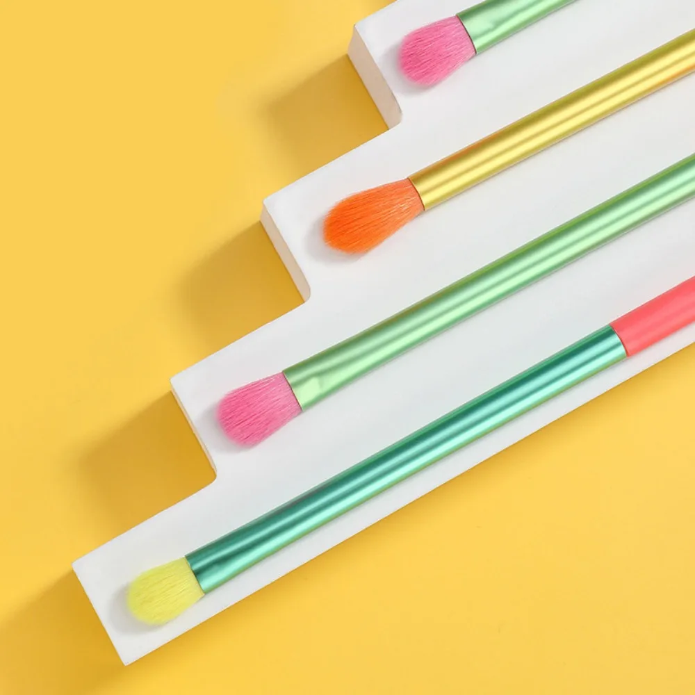 15-delige make-upborstels van synthetisch haar Regenboog Professionele regenboog make-upborstels Cosmetisch Kleurrijk